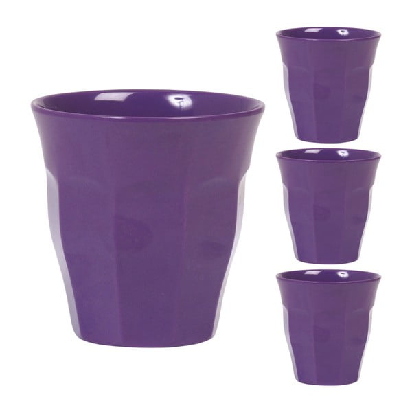 Hrnky Cup Purple, 3 ks
