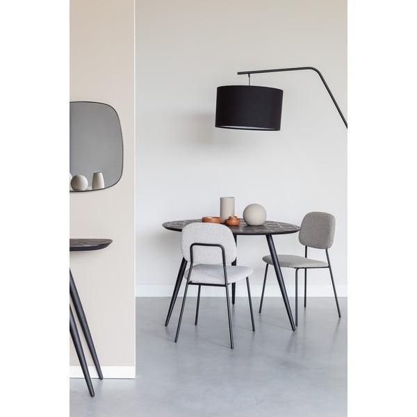 Ümmargune tiikpuust söögilaud 76x111 cm Webster - White Label-image-1