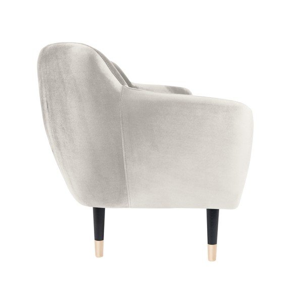 Krémová pohovka s černými nohami Mazzini Sofas Benito, 158 cm-image-3