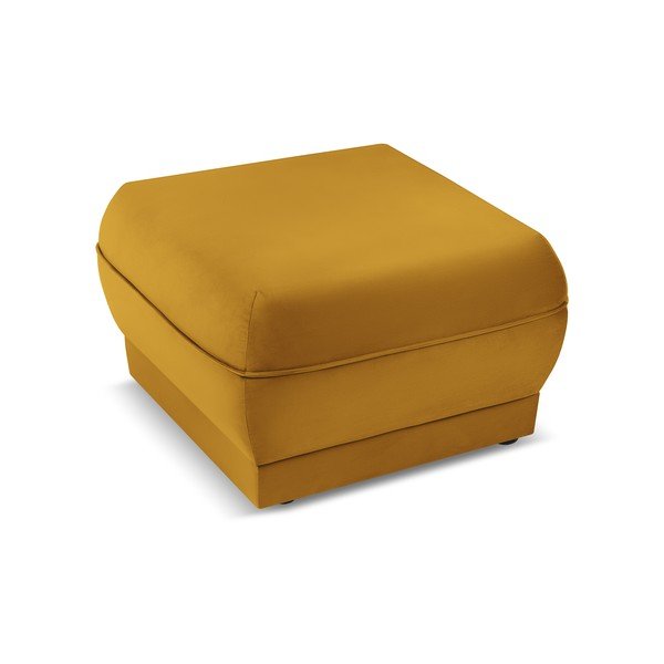 Kollane sametist tumba Lando - Micadoni Home-image-3