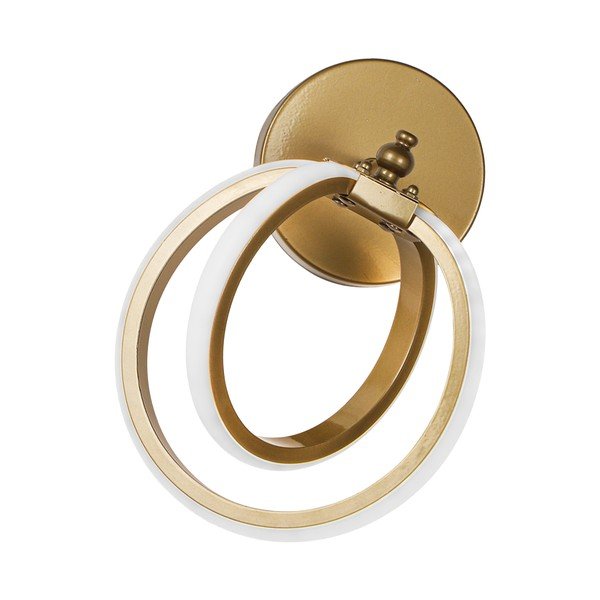 Pronksivärvi metallist LED seinavalgusti Sezen - Squid Lighting-image-3