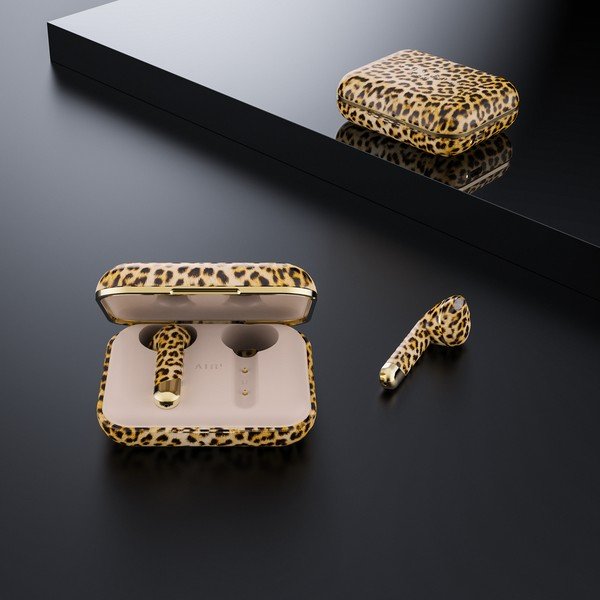 Bezdrátová sluchátka s krabičkou Happy Plugs Air 1 Leopard-image-1