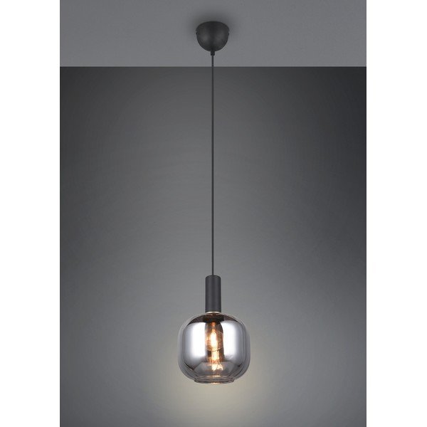 Must rippvalgusti klaasist varjuga ø 20 cm Diva - Trio-image-1