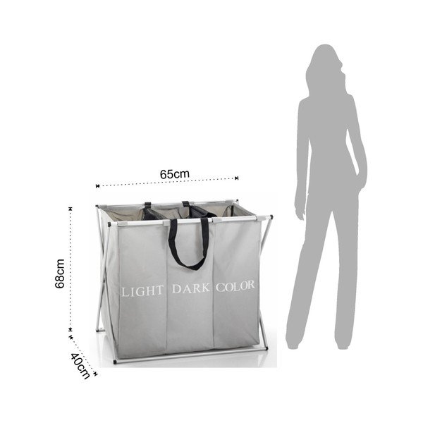 Hall kolmekordne pesukorv Pesu Pesu - Tomasucci-image-1