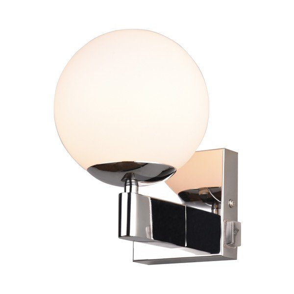 Hõbedane seinalamp, läbimõõduga 14 cm Kula - Trio