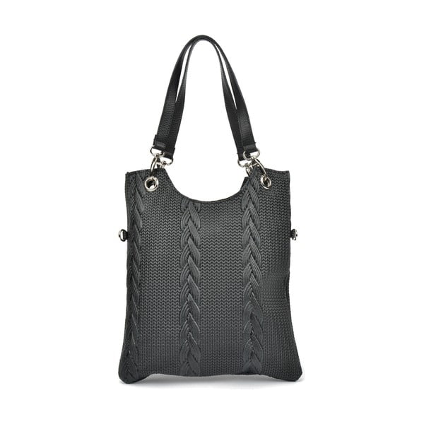 Must nahast käekott Lidia - Mangotti Bags-image-1