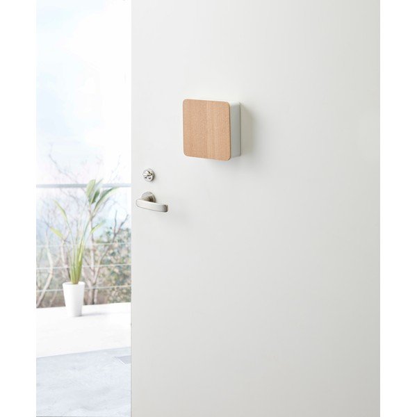 Valge võtmekapp vineerist uksega Yamazaki Rin - YAMAZAKI-image-1