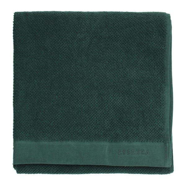 Tmavě zelený ručník Essenza Connect, 50 x 100 cm