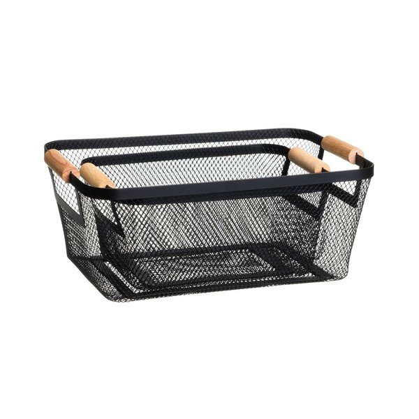 Traadist metallkorvid 2tk komplektis 33x21x14 cm - Casa Selección-image-1