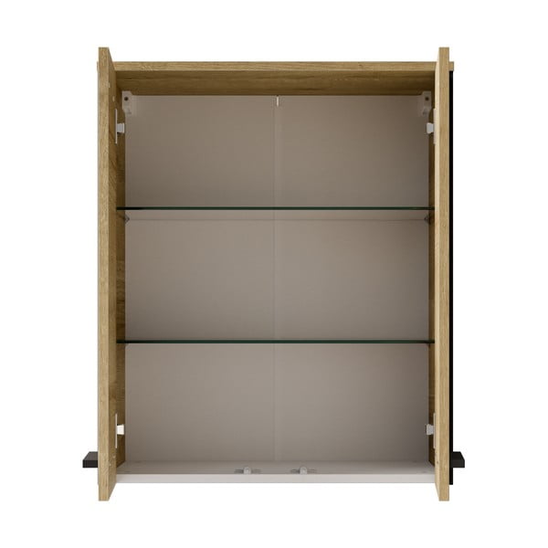 Seinale kinnitatav tammespoonist vannitoakapp 72x60 cm Quickset 395 - Pelipal-image-2