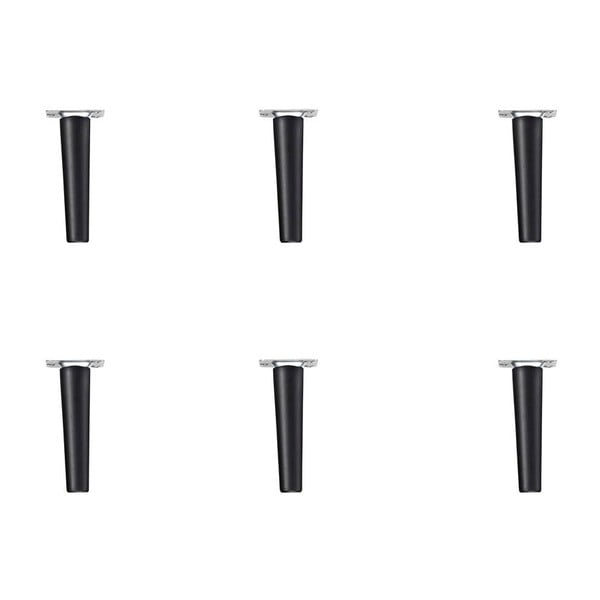 Mustast pöögipuust jalad 6 tk komplektis Mistral - Hammel Furniture