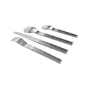 Hõbedane 24-osaline roostevabast terasest söögiriistade komplekt Boldi - FABINI