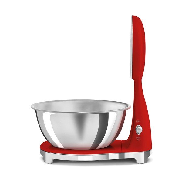 Punane plastmassist digitaalne köögikaal - SMEG-image-2