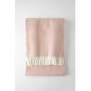 Roosa ruuduline puuvillane kangas , 140 x 180 cm Skyline - Euromant