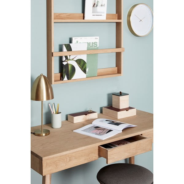 Tammepuidust töölaud 57x120 cm Tripple - Hübsch-image-2