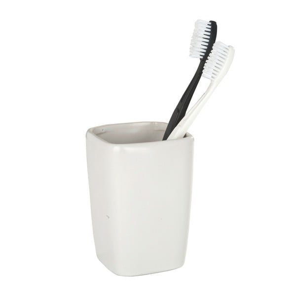Valge keraamiline tass hambaharjade jaoks Faro - Wenko
