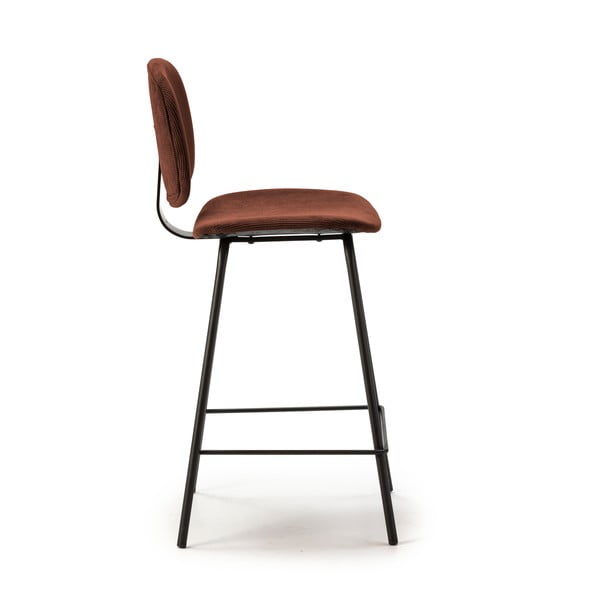 Burgundia värvi baaritoolid 2tk komplektis (istme kõrgus 64 cm) Arus - Marckeric-image-3