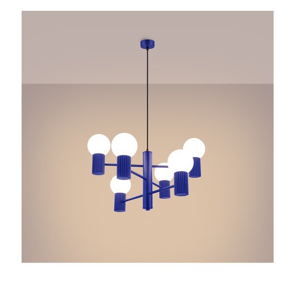 Sinine rippvalgusti klaasist varjuga Orbital - Sollux-image-4