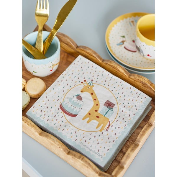 Pabersalvrätikud 20tk komplektis 33x33 cm Celebrate - Bloomingville Mini-image-1