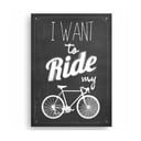 Pilt My Ride, 40 x 60 cm Ride my Bike - Really Nice Things