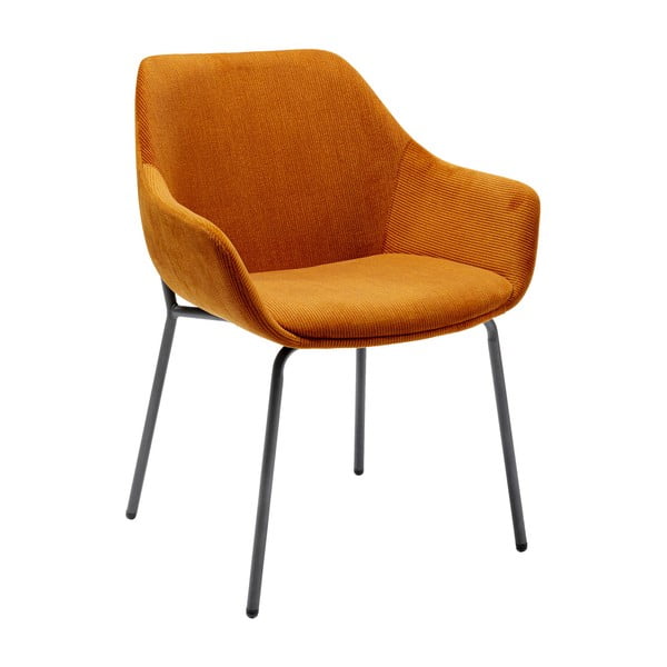 2 oranžist sametist tooli käetoega komplekt Avignon - Kare Design