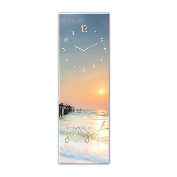 Klaasist seinakell , 20 x 60 cm Sunset - Styler