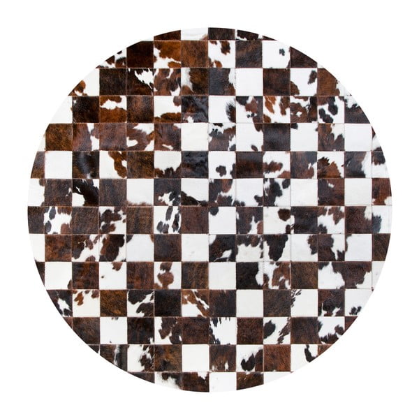 Kožený koberec Pipsa Trino, ⌀ 160 cm