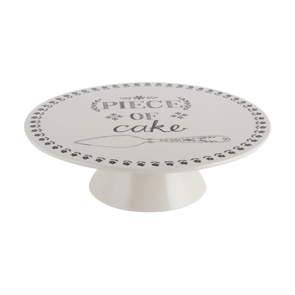 Bílý keramický stojan na dort Creative Tops Stir It Up, ⌀ 25,5 cm