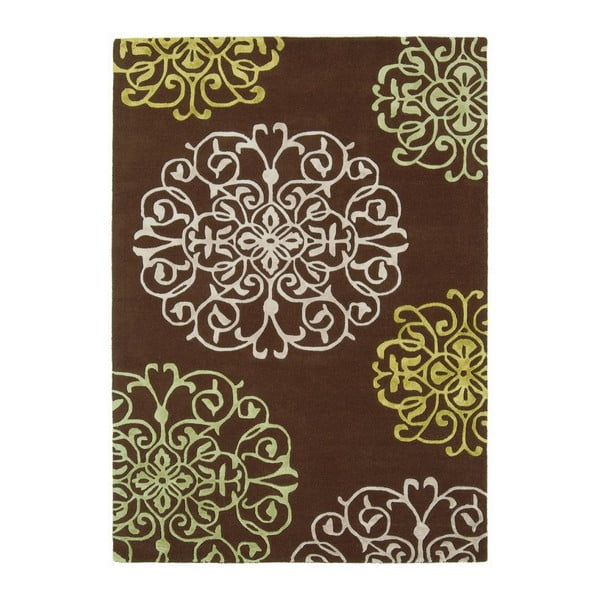 Vlněný koberec Tangier Brown 160x230 cm