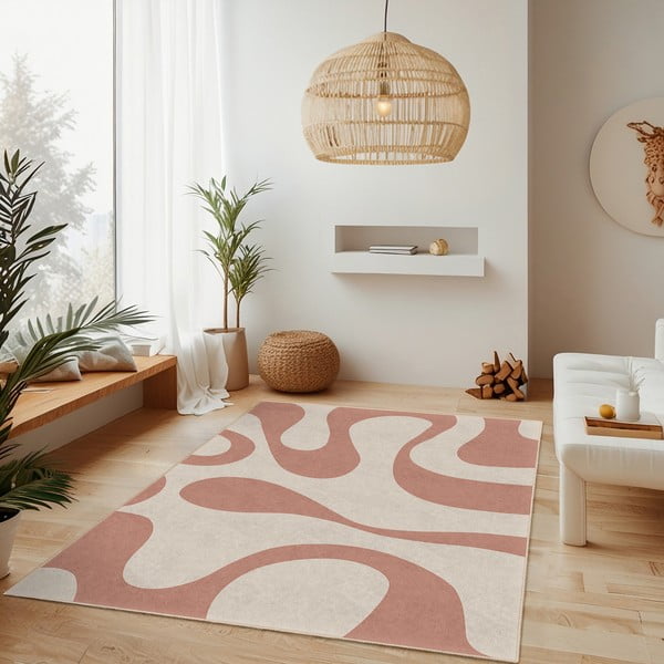 Roosa pestav vaip 120x180 cm Strawberry Latte - Mila Home-image-2