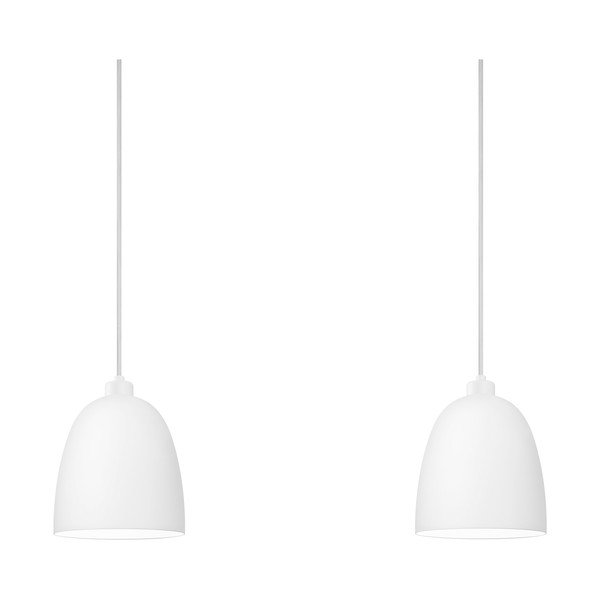 Bílé dvojité závěsné svítidlo Sotto Luce AWA Elementary 2S Matte-image-1