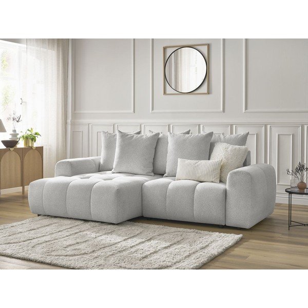 Helehall šenillist panipaigaga nurgadiivanvoodi (vasak nurk) Roxelane - Bobochic Paris-image-3