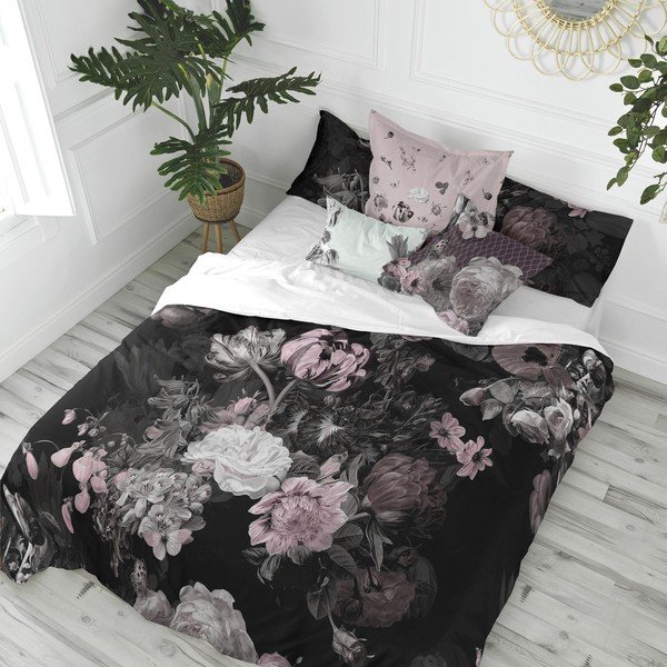 Must puuvillane tekikott 140x200 cm Onyx – Happy Friday-image-1