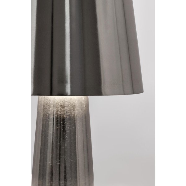 Hõbedane LED metall-laualamp metallist varjuga, 51 cm Turner – Bizzotto-image-3