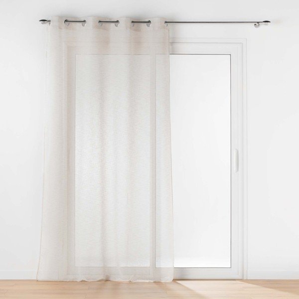 Elevandiluu värvi voile kardin 140x240 cm Carlin - douceur d'intérieur