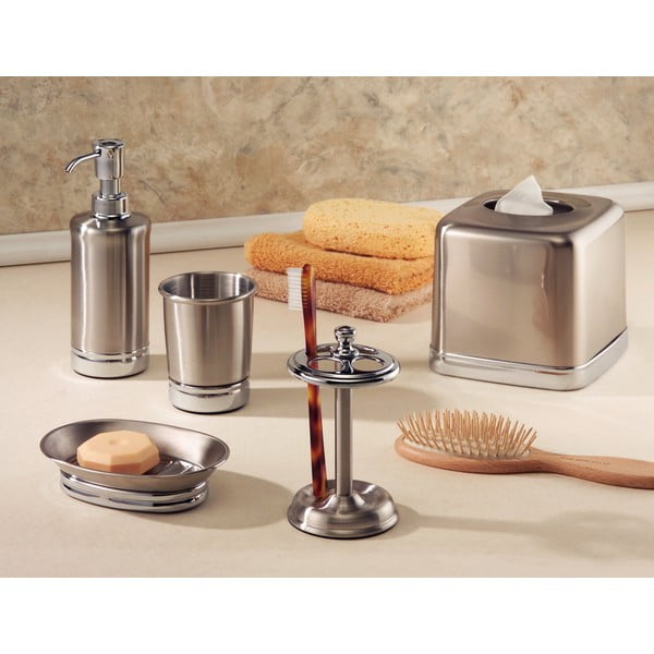 Hõbedane hambaharja alus  roostevaba teras York – iDesign-image-1