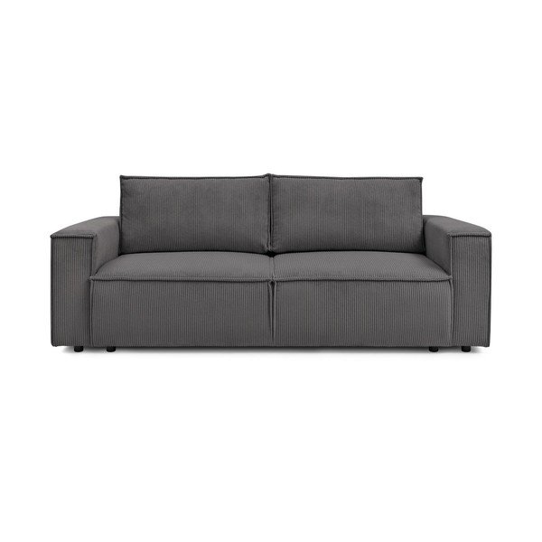 Tumehall velvetist diivan 245 cm Nihad - Bobochic Paris