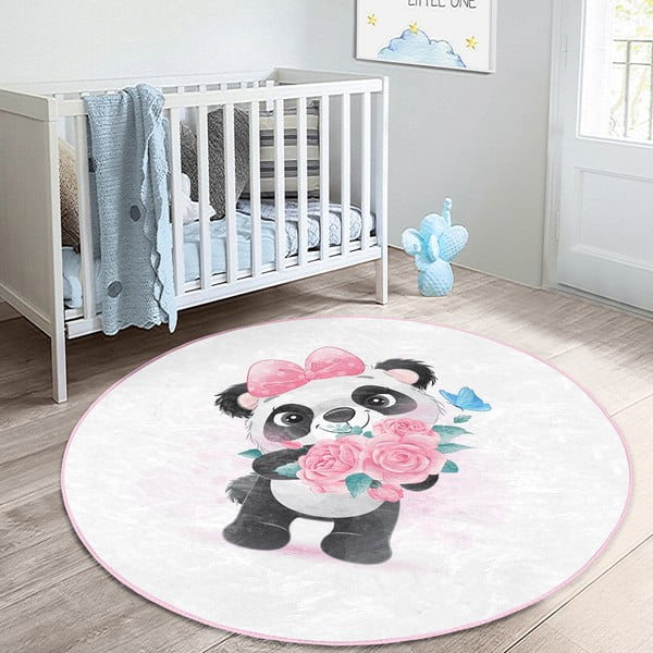 Valge laste vaip ø 100 cm Comfort - Mila Home-image-2