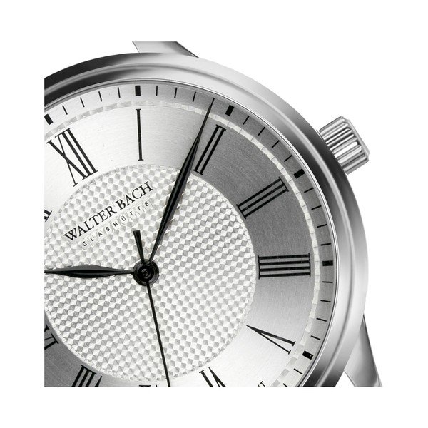 Pánské hodinky s hnědým páskem z pravé kůže Walter Bach Marrio-image-4