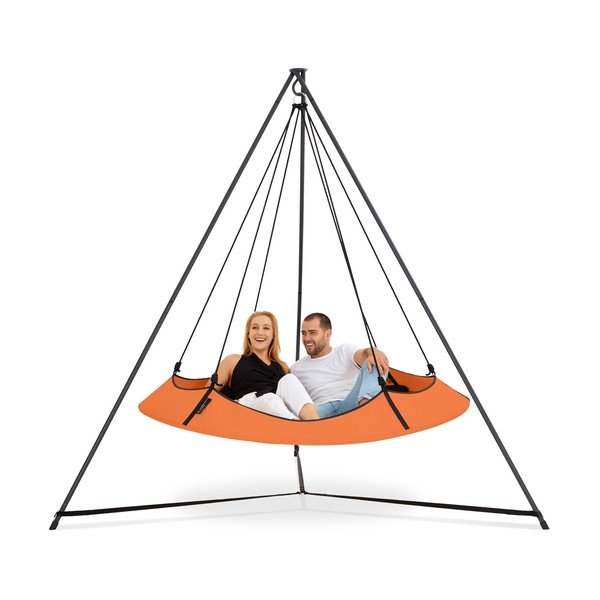 Oranž aiakiik koos statiiviga - Hangout Pod-image-2