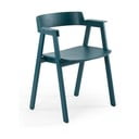 Petrooleumivärvi söögitool tammepuidust käetugedega Flip – Gazzda