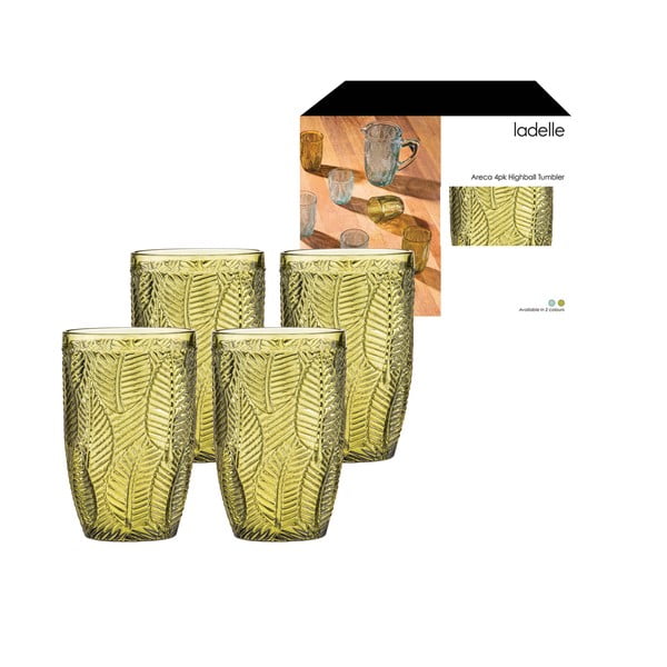 Klaasid 4tk komplektis 450 ml Areca - Ladelle-image-3