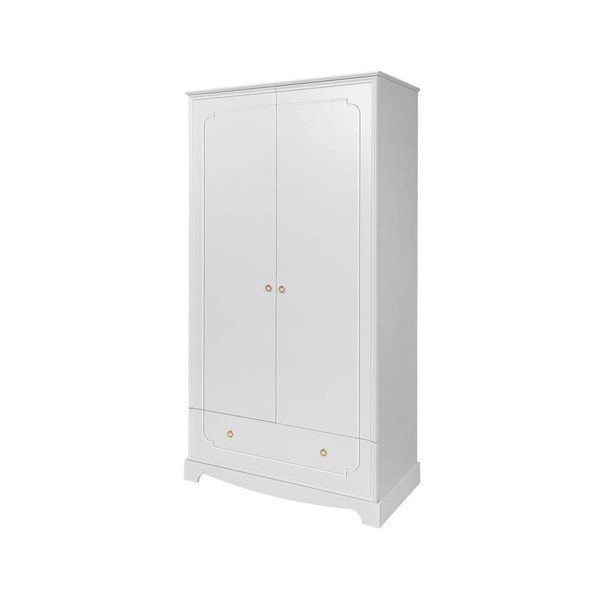 Valge laste riidekapp 102,8x195 cm Royal - BELLAMY-image-2