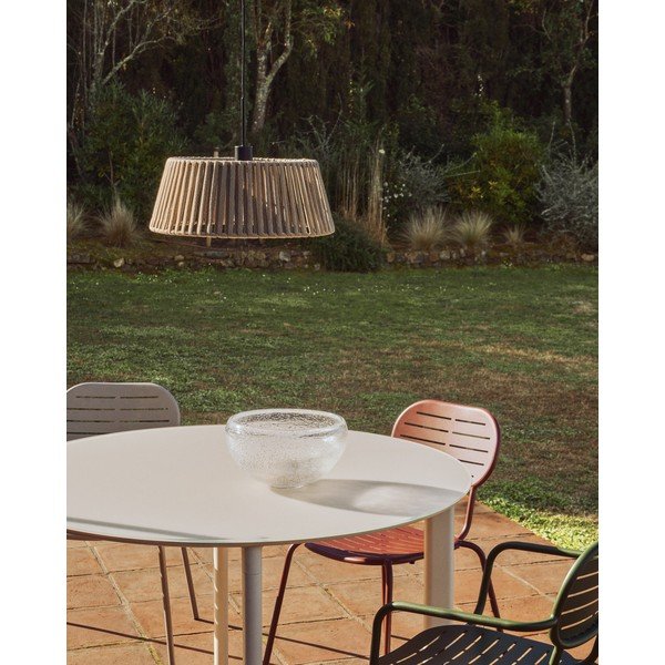 Beež metalllambivarju ø 46 cm Aldet - Kave Home-image-1