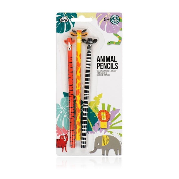 Sada 3 tužek NPW Animal Pencils
