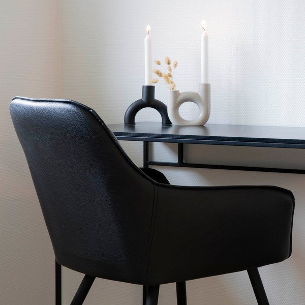 Must klaasist küünlajalg Fondo - House Nordic-image-1