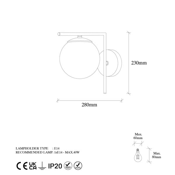 Kuldne seinavalgusti ø 15 cm Antique - Opviq lights-image-4