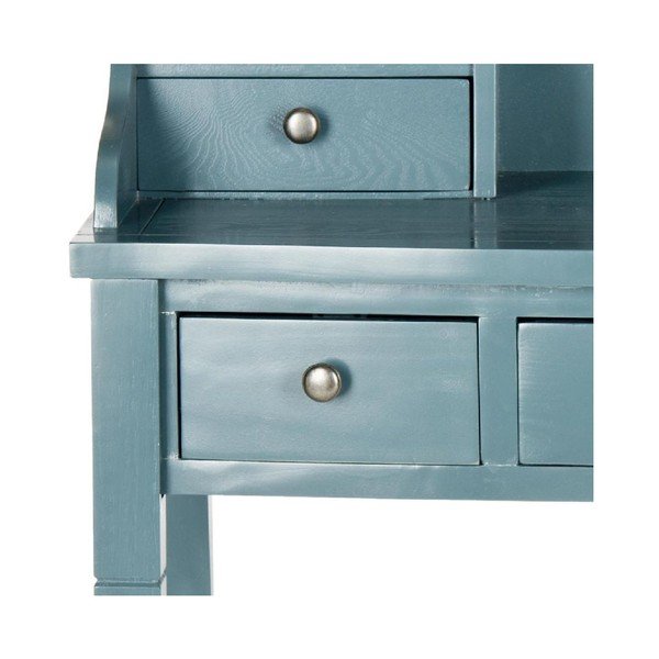 Modrý psací stůl Olivia Ocean-image-2