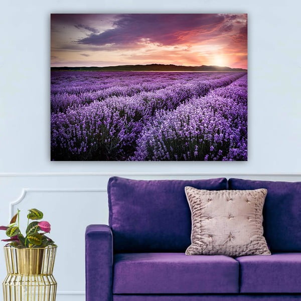 Maal 100x70 cm Lavender Field - Wallity-image-1