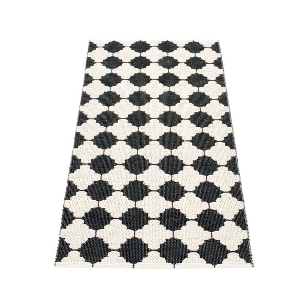 Must-valge sise/välisvaip 70x150 cm Marre Black Coral  – Pappelina-image-2